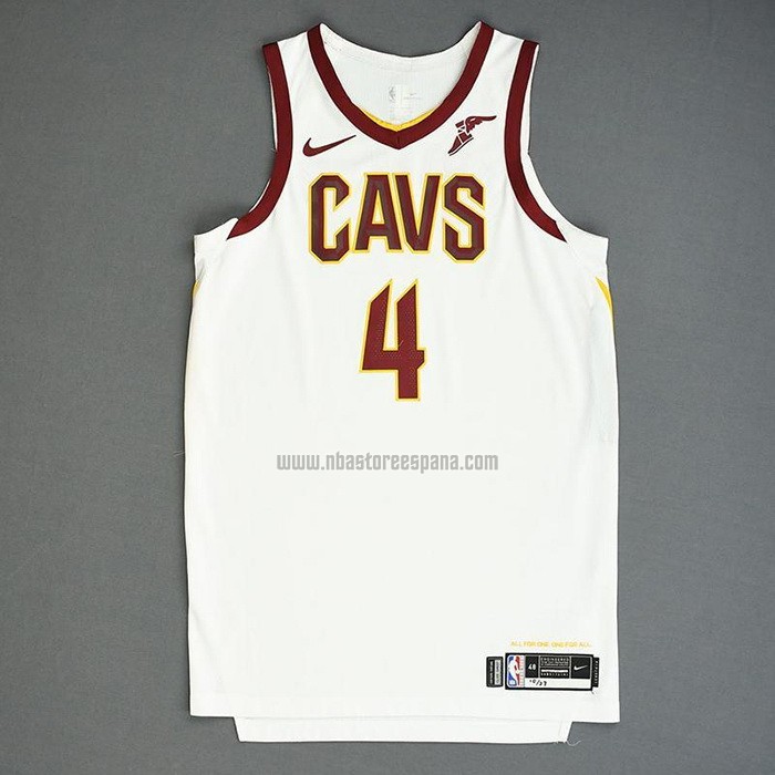 Camiseta Cleveland Cavaliers Kevin Porter Jr. NO 4 Association Autentico Blanco